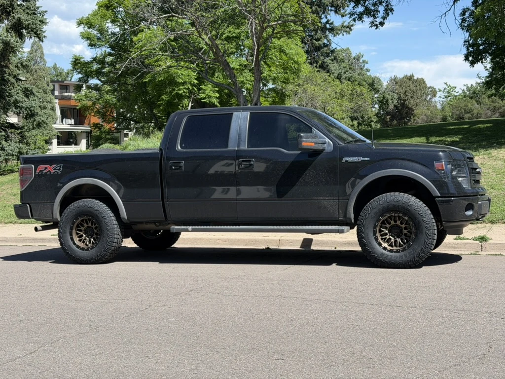 2012 Ford F-150 with Lock Off-Road Combat Bronze Rims
