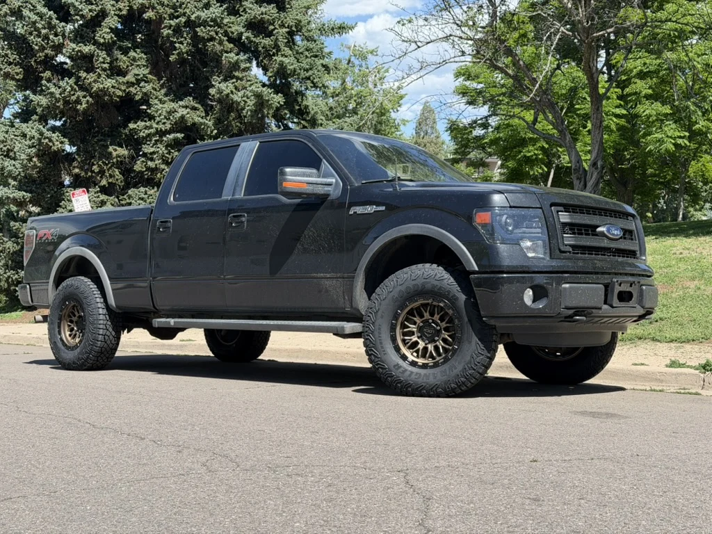 2012 Ford F-150 with Bronze Lock Off-Road Combat Rims