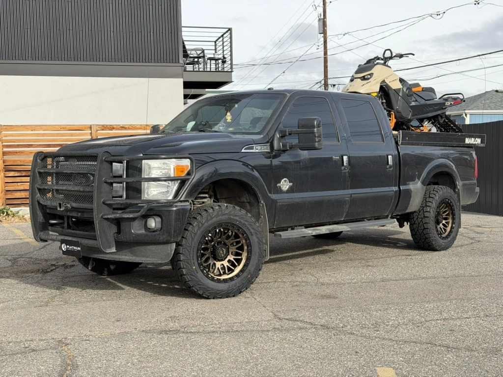 2016 Ford F-350 with Bronze Lock Off-Road Combat Rims