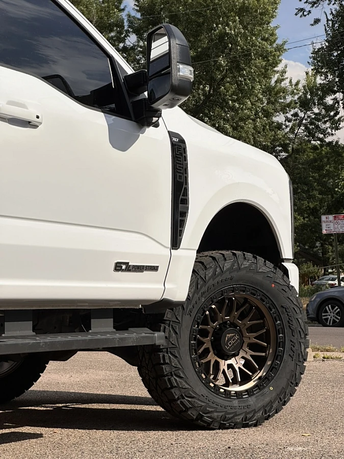 2026 Ford F-350 Fitted with Bronze Lock Off-Road Combat Rims