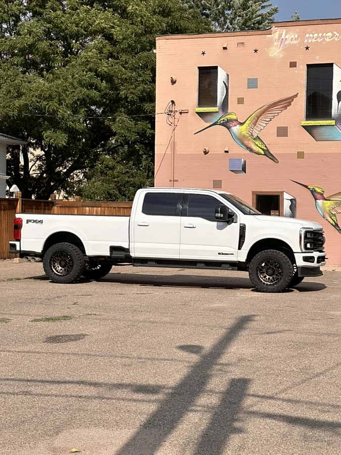 2026 Ford F-350 with Lock Off-Road Combat Bronze Wheels