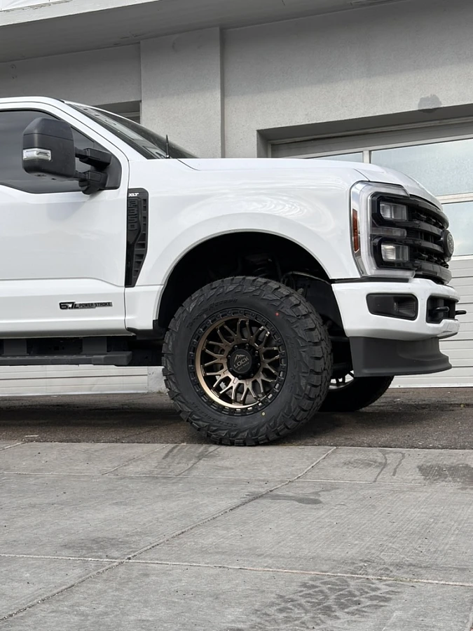 Lock Off-Road Combat Bronze Fitment on 2026 Ford F-350