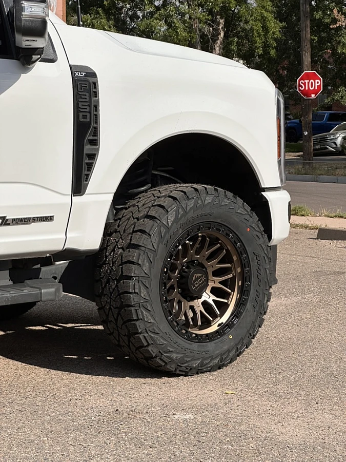 Lock Off-Road Combat Wheels in Bronze for 2026 Ford F-350