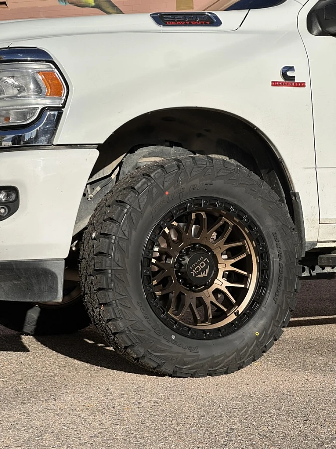 2026 RAM 2500 with Lock Off-Road Combat Bronze Wheels