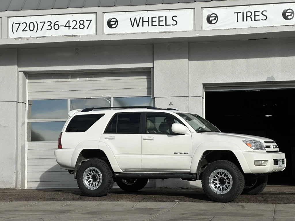 2009 Toyota 4Runner with Lock Off-Road Combat Polished Silver Wheels
