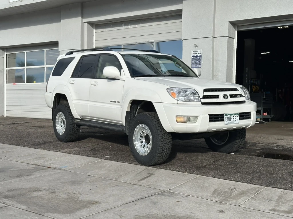Lock Off-Road Combat Polished Silver Aftermarket Wheel on 2009 Toyota 4Runner
