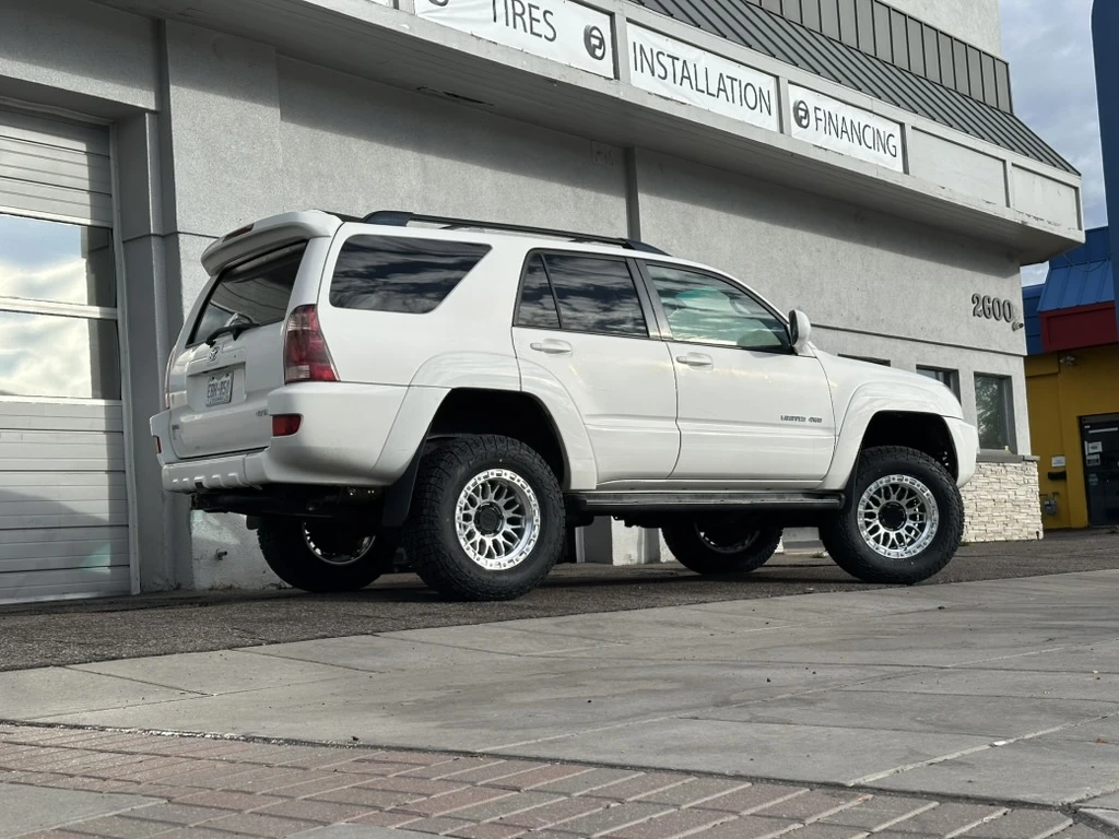 Lock Off-Road Polished Silver Combat Wheel on 2009 Toyota 4Runner