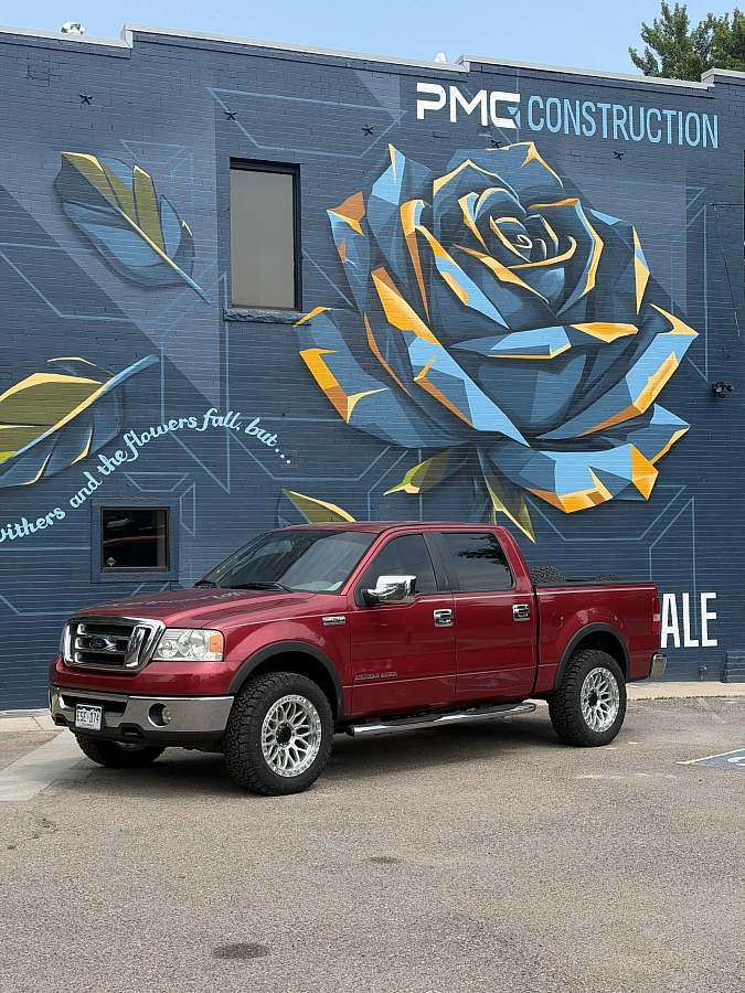 2012 Ford F-150 Running Lock Off-Road Combat Polished Silver
