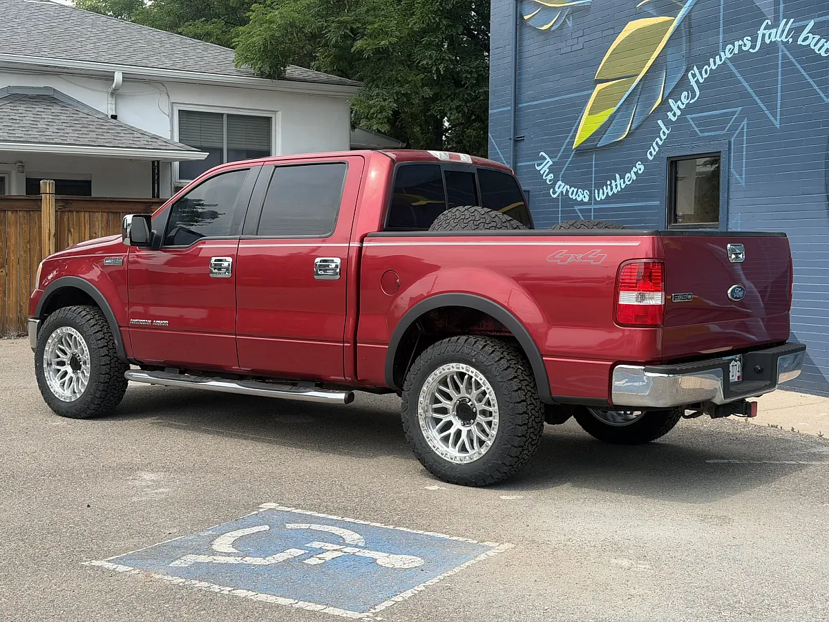 Lock Off-Road Combat Polished Silver Rim on 2012 Ford F-150