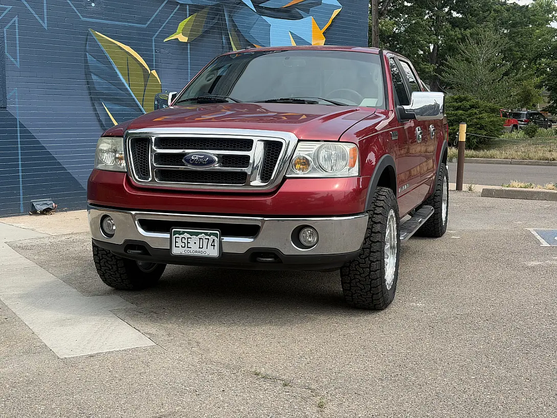 Lock Off-Road Polished Silver Combat Wheel on 2012 Ford F-150