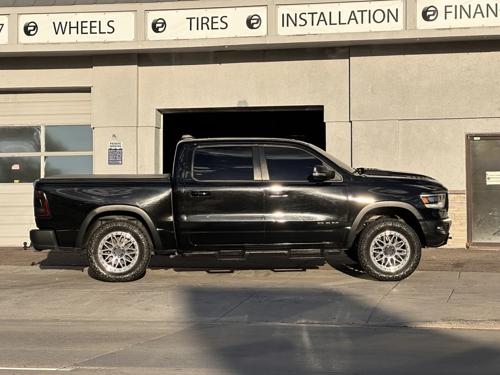 2025 RAM 1500 with Lock Off-Road Combat Polished Silver Wheels
