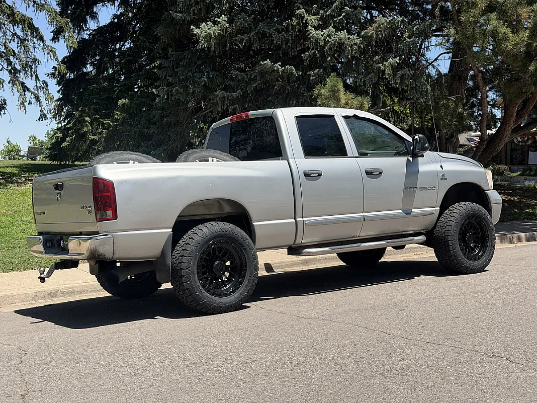 Lock Off-Road Commando Black Rim on 2006 RAM 2500