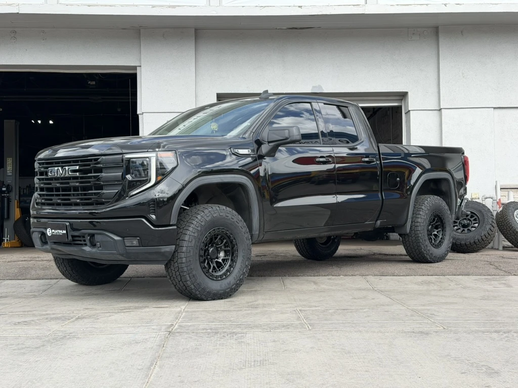 2025 GMC Sierra 1500 with Lock Off-Road Commando Black Wheels