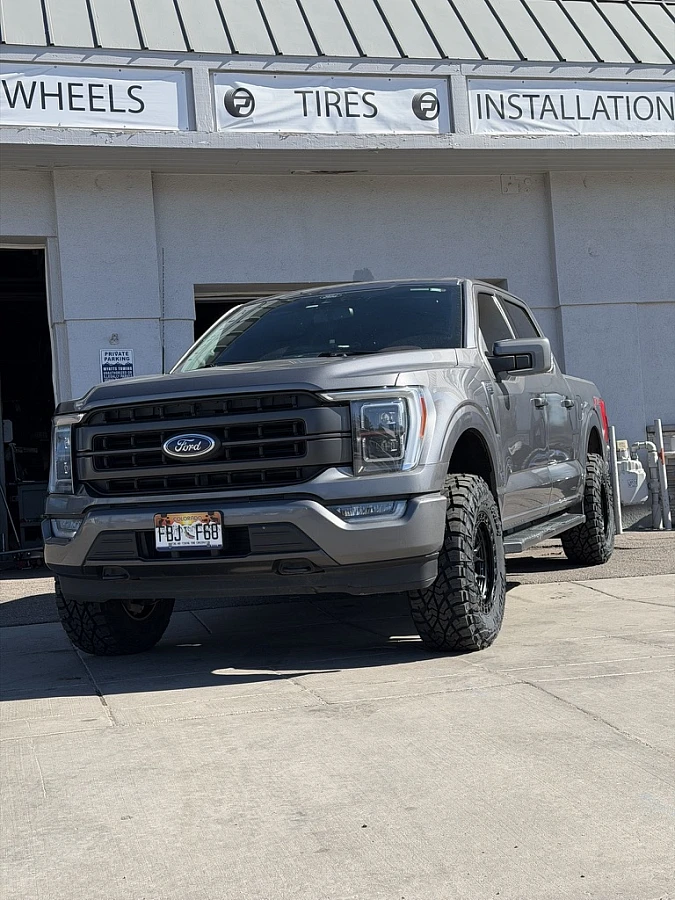 Lock Off-Road Commando Black Aftermarket Wheel on 2026 Ford F-150