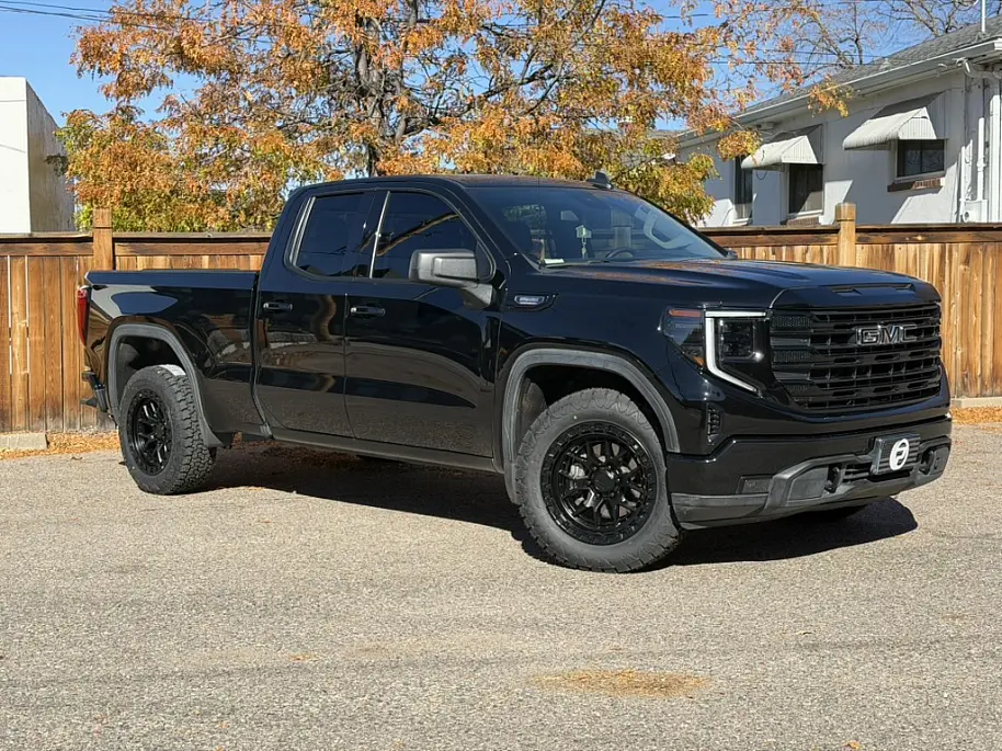 2026 GMC Sierra 1500 with Black Lock Off-Road Commando Rims