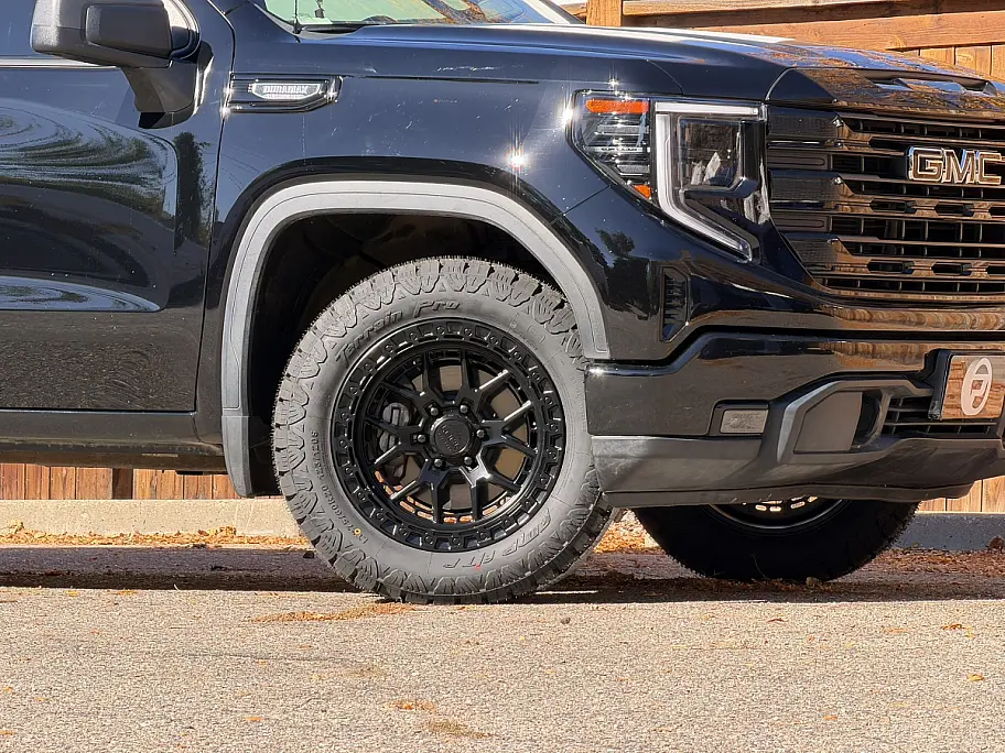 2026 GMC Sierra 1500 with Lock Off-Road Commando Black Rims