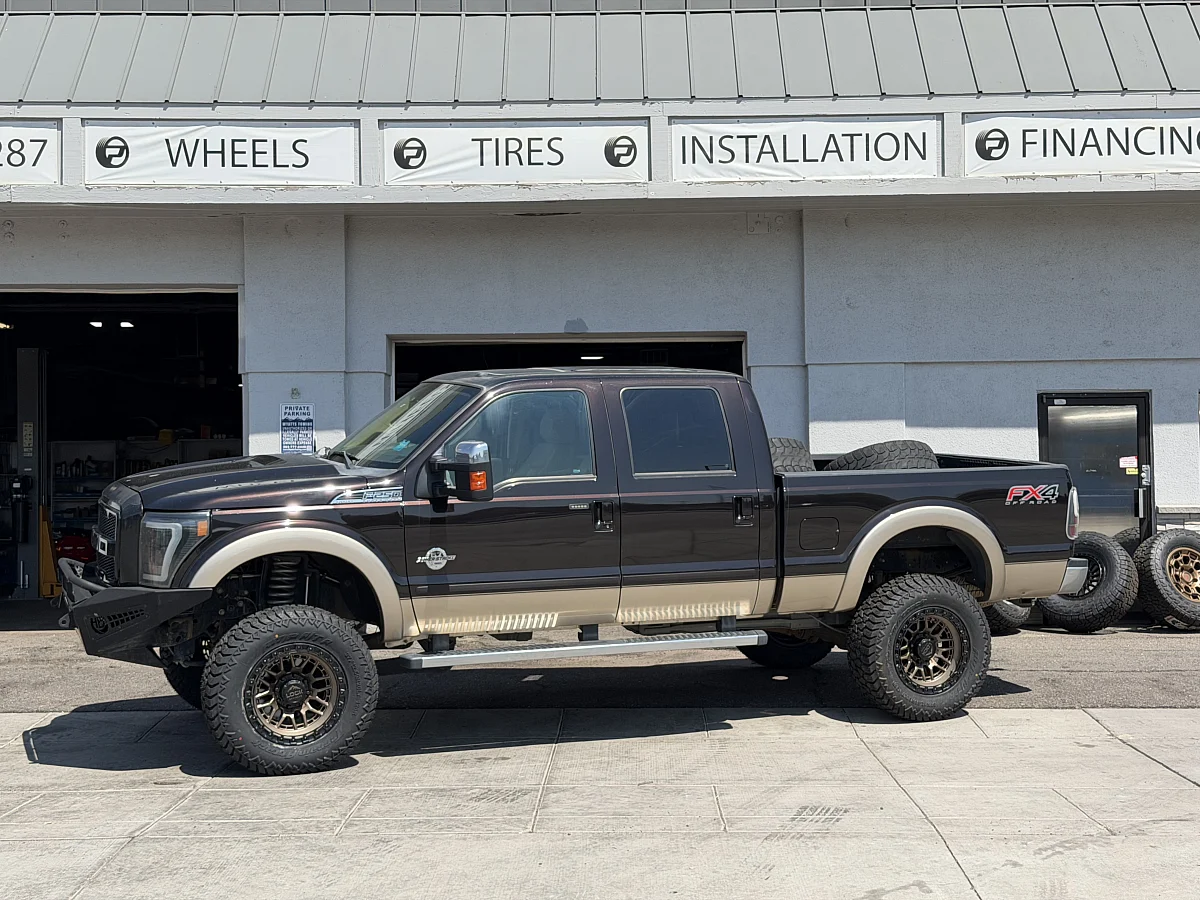 Bronze Lock Off-Road Commando Rim on 2012 Ford F-250