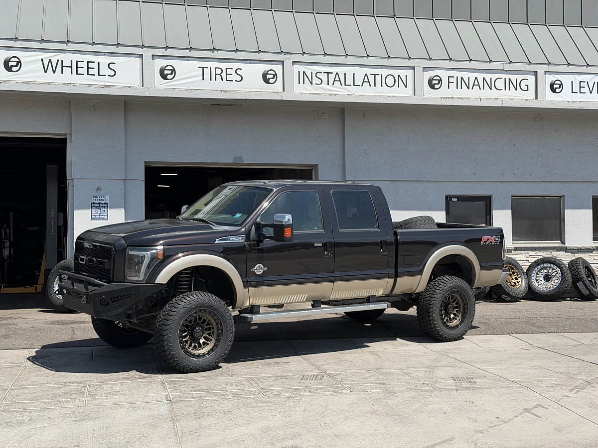 Lock Off-Road Commando Bronze Aftermarket Wheel on 2012 Ford F-250