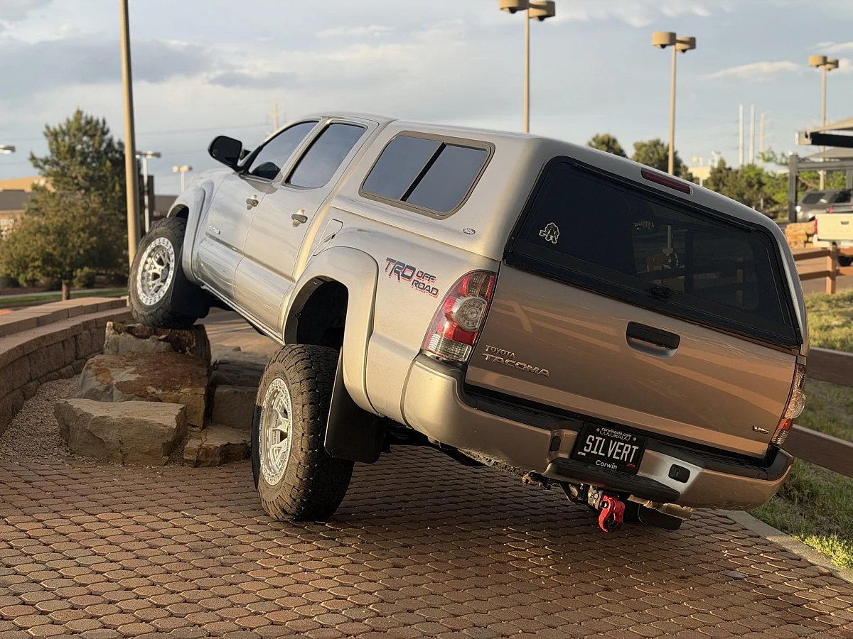 Polished Lock Off-Road Commando Rim on 2015 Toyota Tacoma