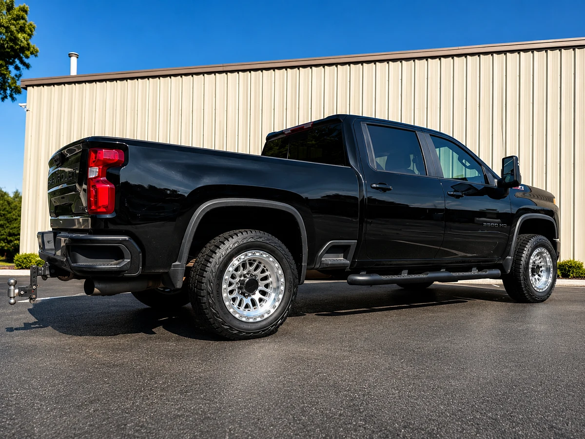 2023 Chevrolet Silverado 2500HD with Lock Off-Road Commando Polished Wheels