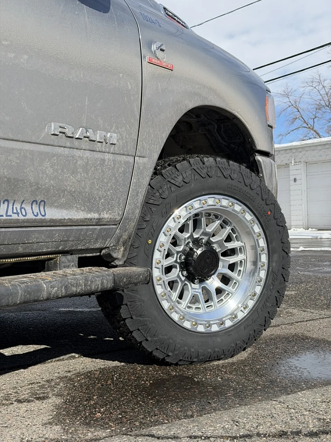 2024 RAM 3500 with Lock Off-Road Commando Polished Rims