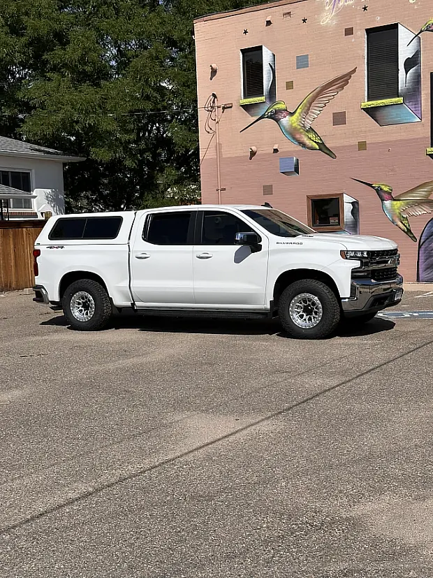 2025 Chevrolet Silverado 1500 with Lock Off-Road Commando Polished Wheels
