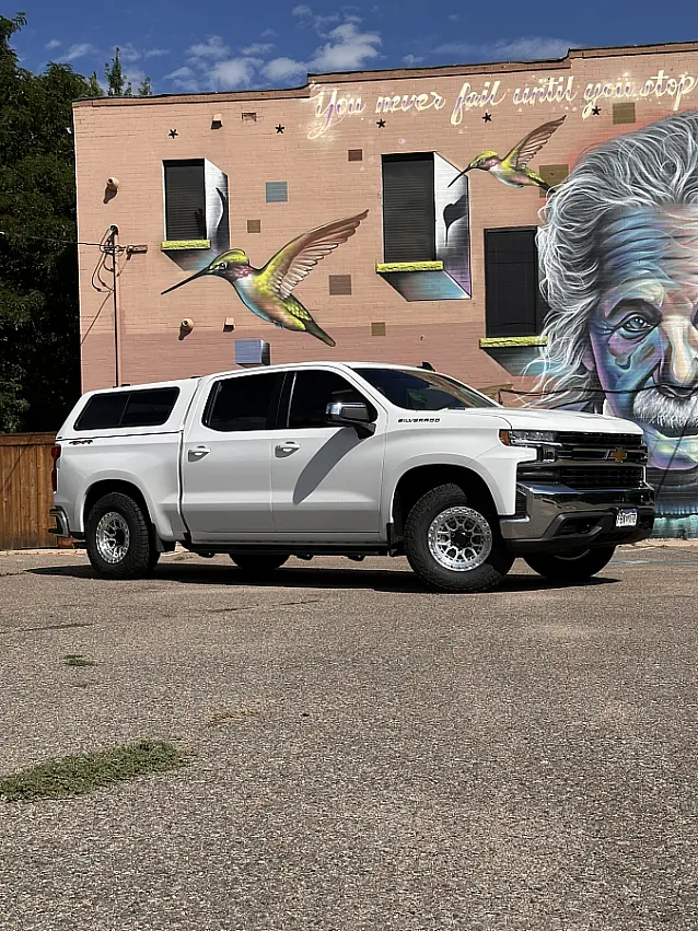 2025 Chevrolet Silverado 1500 with Polished Lock Off-Road Commando Rims