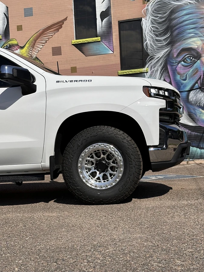 2025 Chevrolet Silverado 1500 with Lock Off-Road Commando Polished Rims