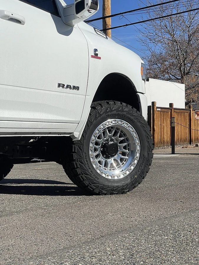2025 RAM 2500 with Lock Off-Road Commando Polished Wheels