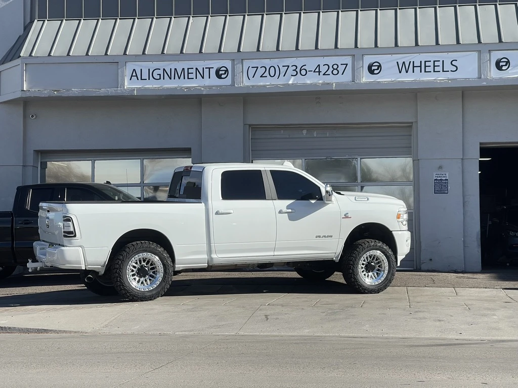 2025 RAM 2500 with Polished Lock Off-Road Commando Rims