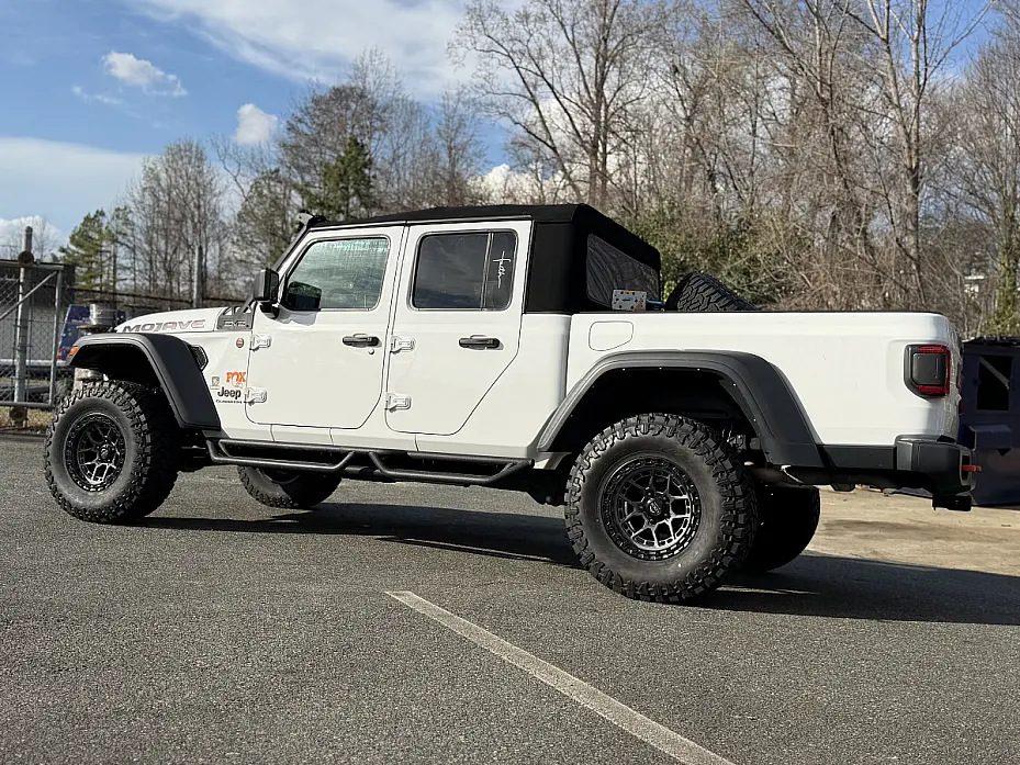 2023 Jeep Gladiator with Lock Off-Road Commando Two Tone Wheels