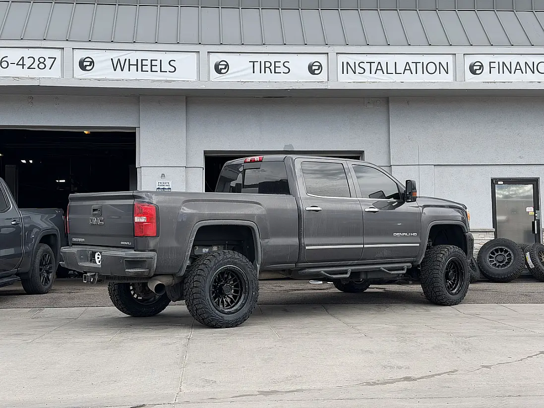 Lock Off-Road Krawler Black Aftermarket Wheel on 2016 GMC Sierra 2500HD