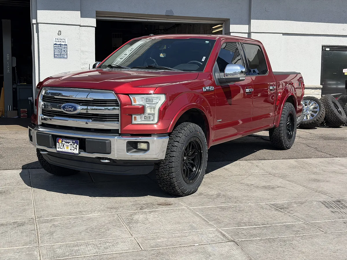 2018 Ford F-150 with Black Lock Off-Road Krawler Rims