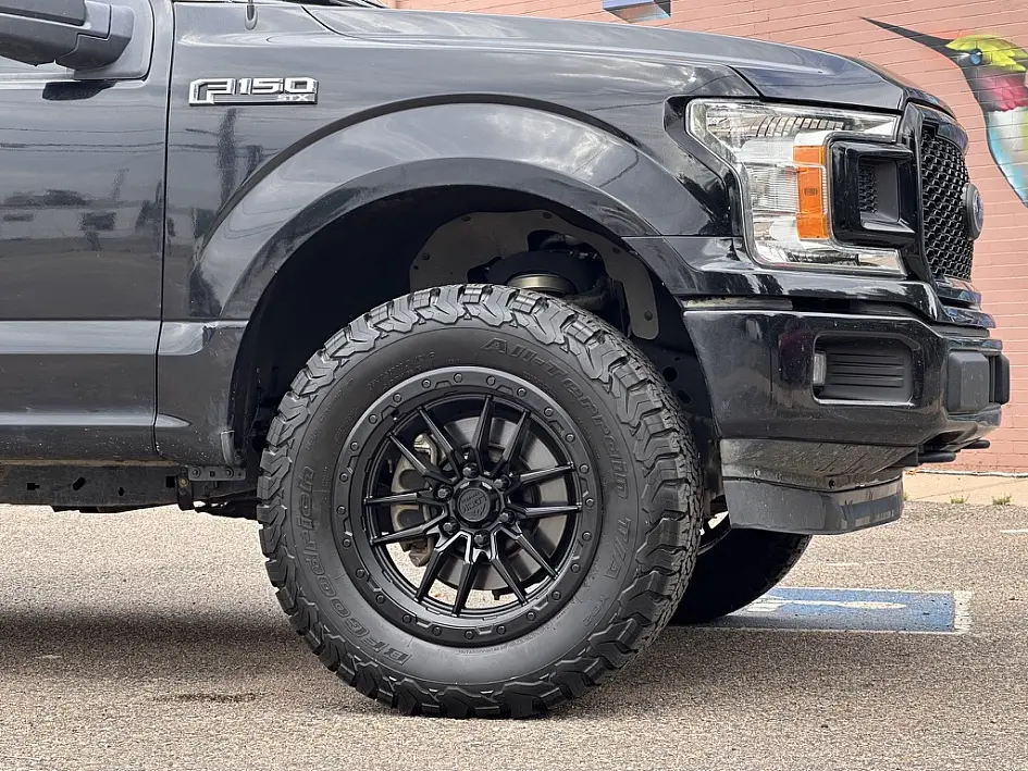2019 Ford F-150 with Lock Off-Road Krawler Black Rims