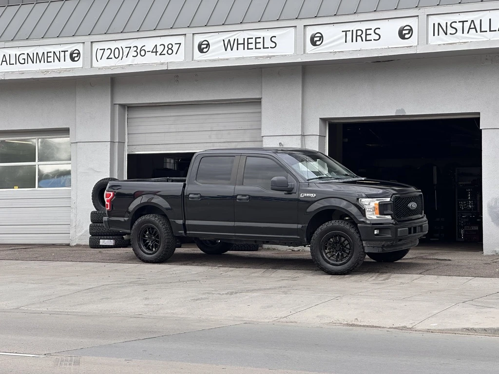 2019 Ford F-150 with Lock Off-Road Krawler Black Wheels