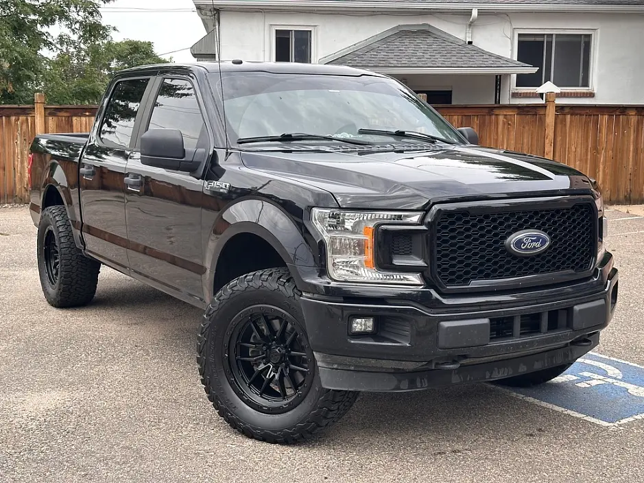 2019 Ford F-150 with Black Lock Off-Road Krawler Rims