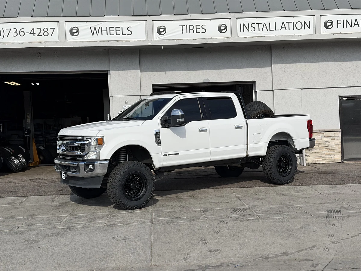 2019 Ford F-250 with Lock Off-Road Krawler Black Wheels