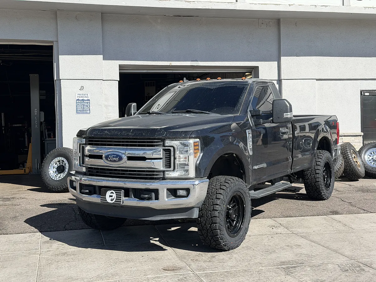 2019 Ford F-250 with Black Lock Off-Road Krawler Wheels