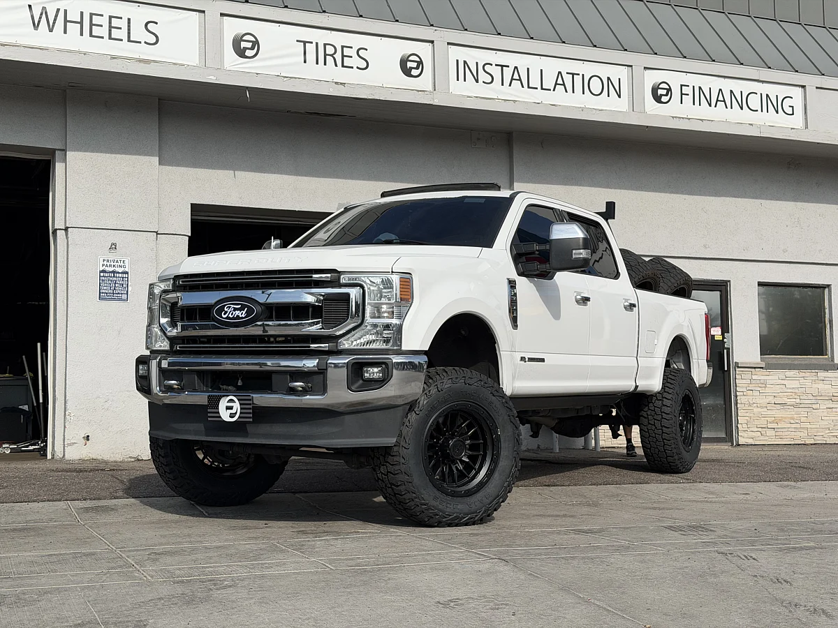 Lock Off-Road Krawler Black Aftermarket Wheel on 2019 Ford F-250