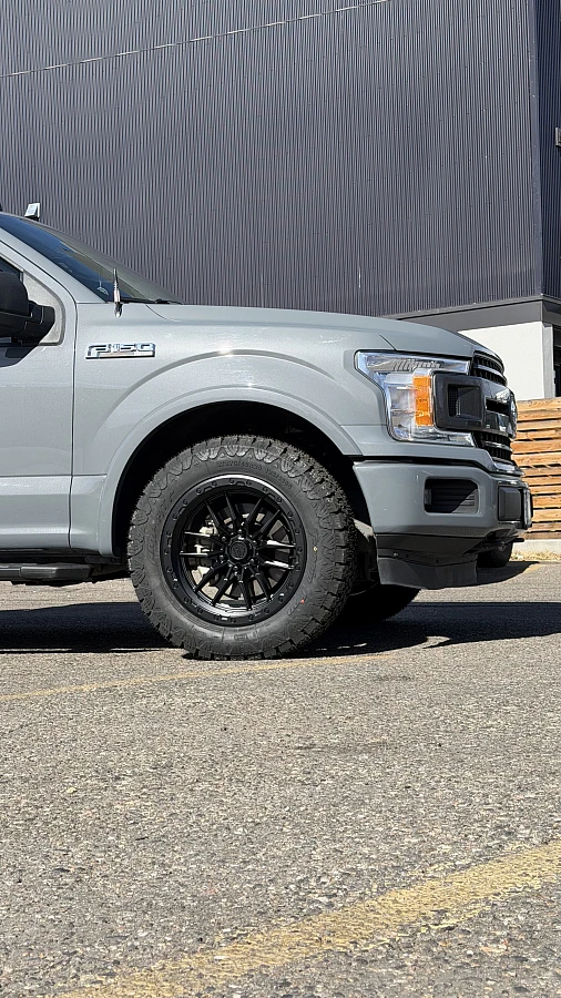 2020 Ford F-150 with Black Lock Off-Road Krawler Rims