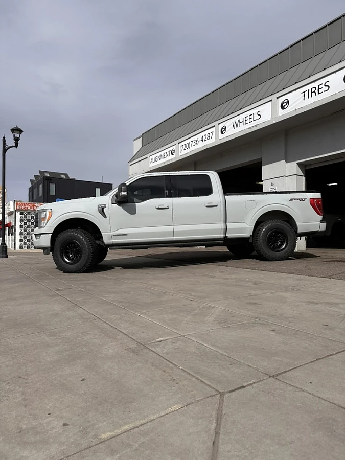 2024 Ford F-150 with Black Lock Off-Road Krawler Rims