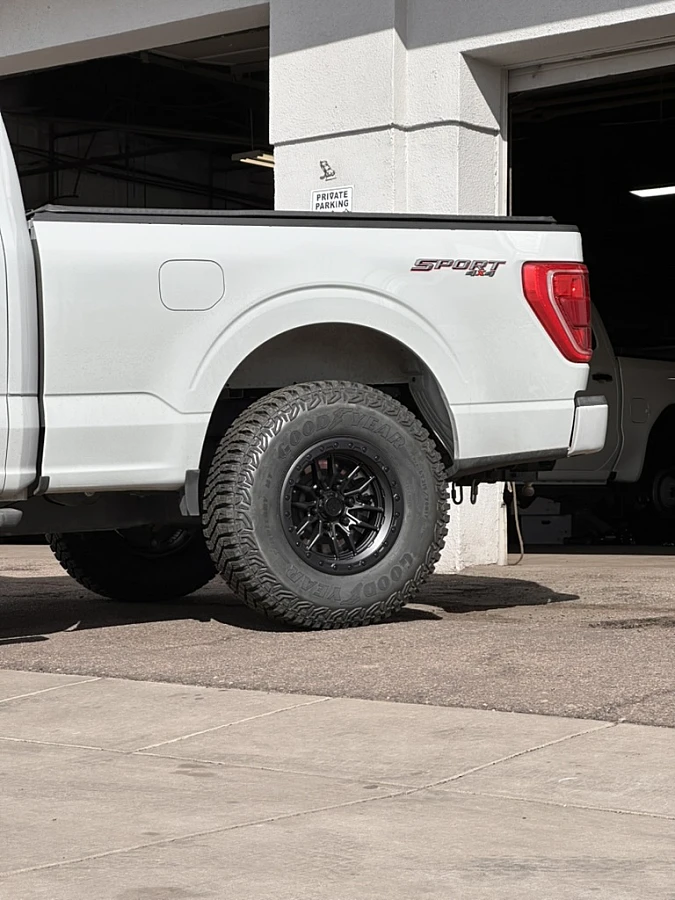 Lock Off-Road Krawler Black Aftermarket Wheel on 2024 Ford F-150