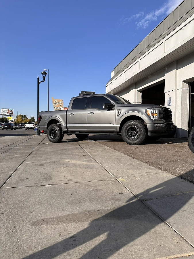 2025 Ford F-150 with Lock Off-Road Krawler Black Rims