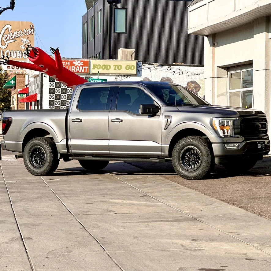 2025 Ford F-150 with Black Lock Off-Road Krawler Rims