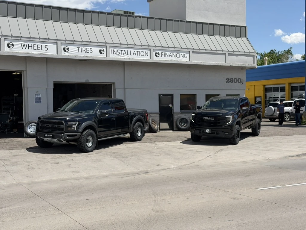 2025 GMC Sierra 1500 with Black Lock Off-Road Krawler Rims