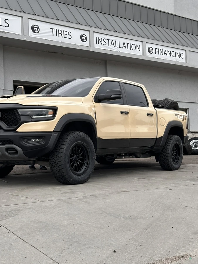 2025 RAM 1500 with Lock Off-Road Krawler Black Rims
