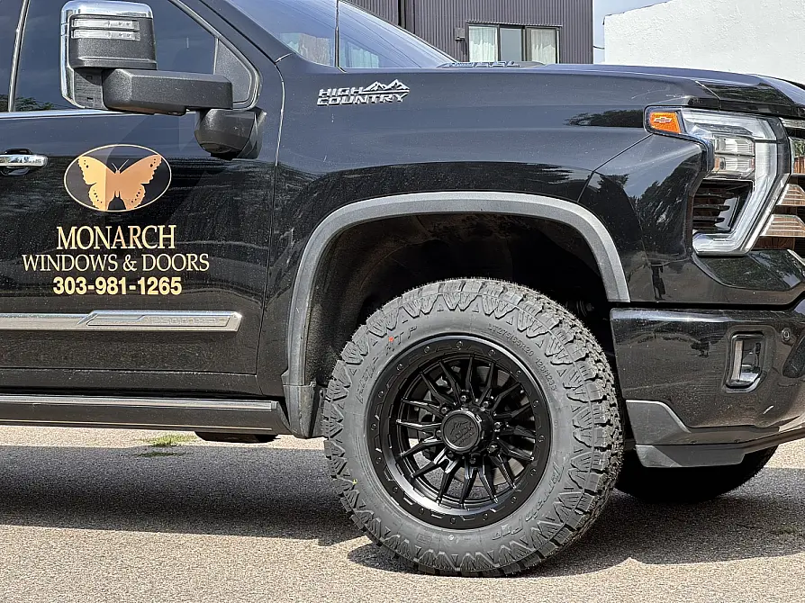 Black Lock Off-Road Krawler Rim on 2026 Chevrolet Silverado 2500HD