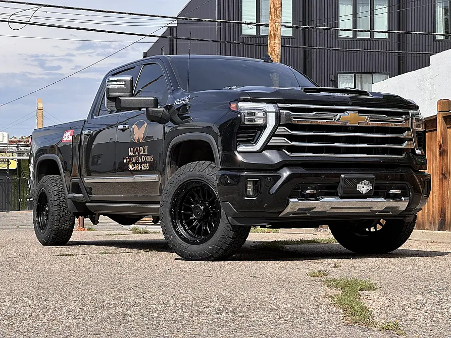 Lock Off-Road Black Krawler Wheel on 2026 Chevrolet Silverado 2500HD