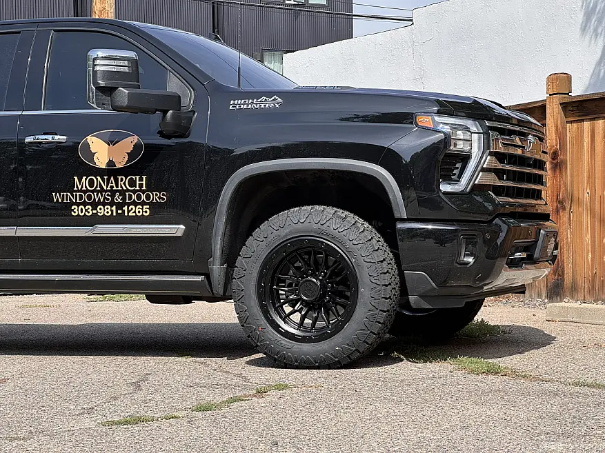 Lock Off-Road Krawler Black Aftermarket Wheel on 2026 Chevrolet Silverado 2500HD