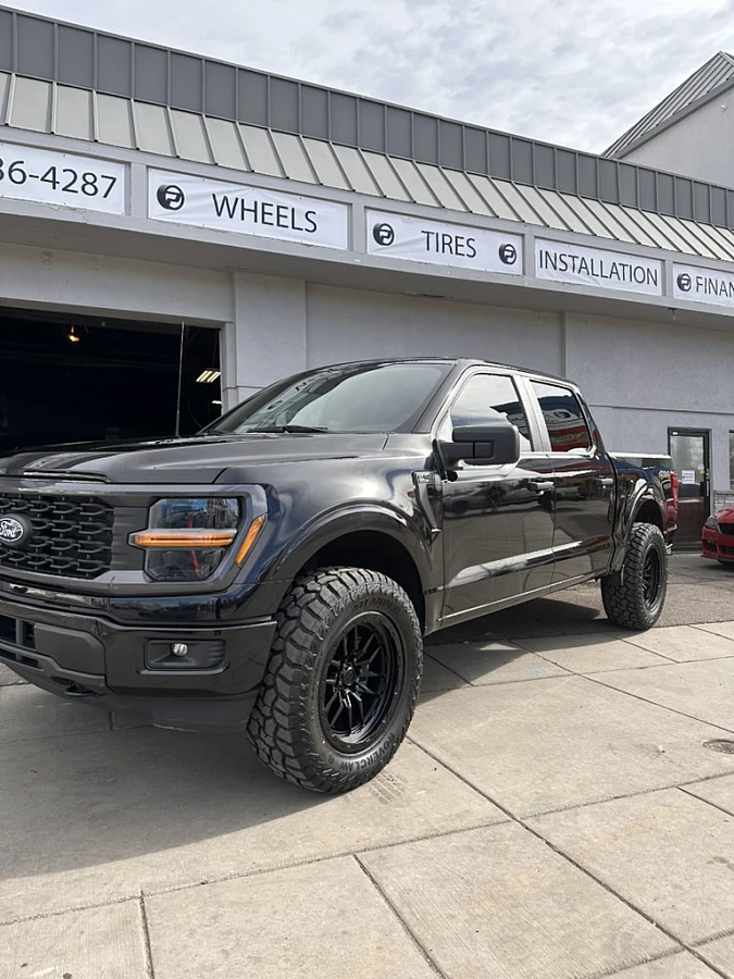 2026 Ford F-150 with Lock Off-Road Krawler Black Rims